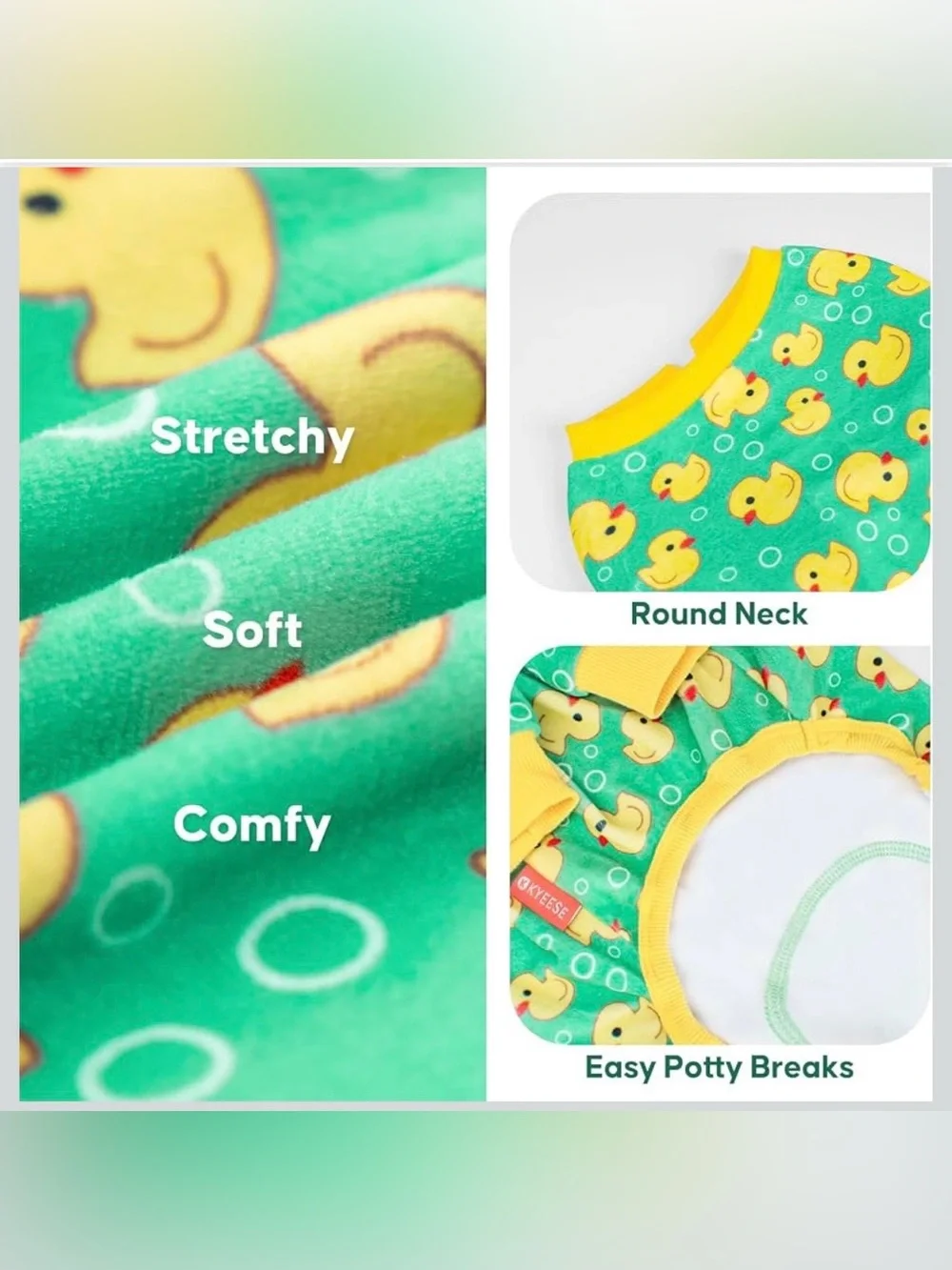 Amazon 4-Way Stretch, Lightweight & Breathable dog onsie